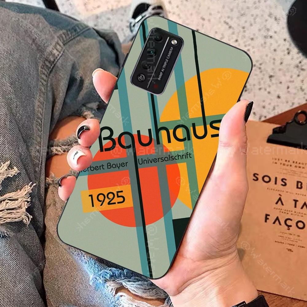 Geometric Bauhaus art Phone Case For Huawei Honor 10 lite 9 20 7A 9X 30 50 60 70 pro plus Soft Silicone Cover