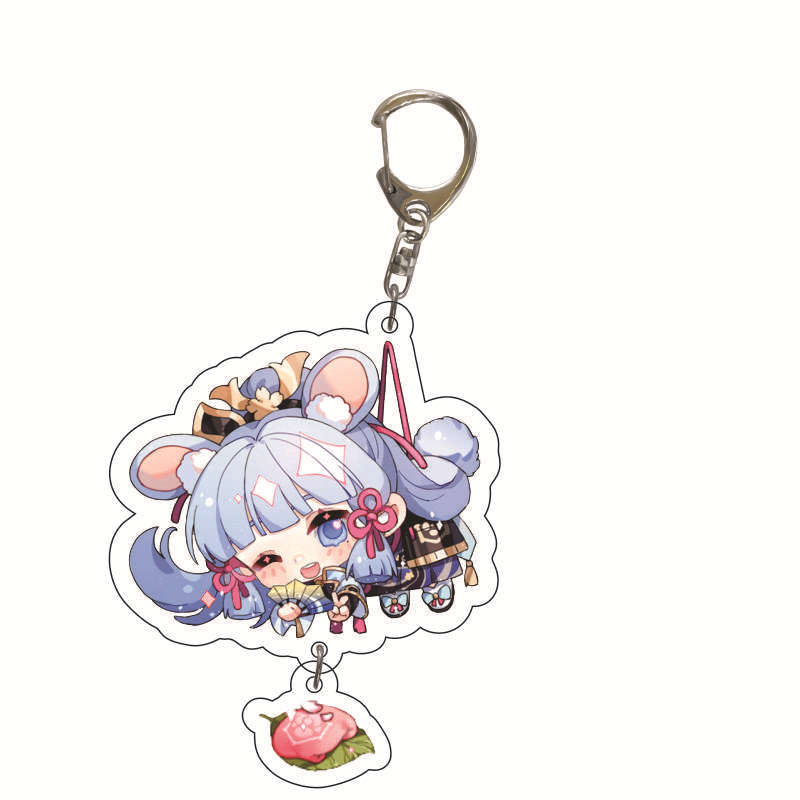 Аниме Genshin Impact игра Genshin Impact аксессуары для косплея брелок кулон мультяшный значок реквизит подарок