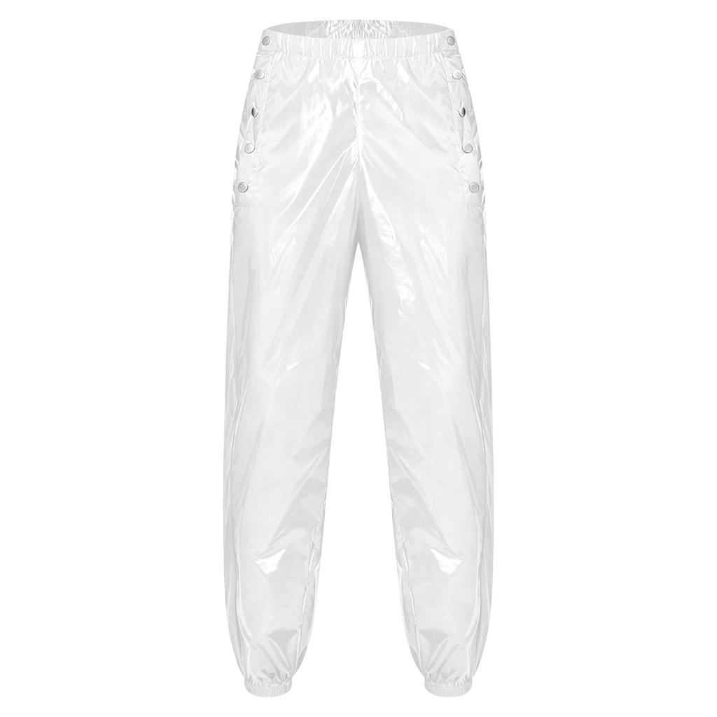 Men Waterproof Diaper Covers Pants Sides Waist Buttons Jogger Pants Easy Wearing Leakproof Adaptive Bottoms Special Needs
