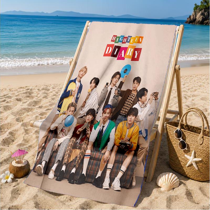 Kpop music Beach Towel, Microfiber Beach Towel, Perfect For Pool, Beach, Travel, Home Decor Beach Party Fan gifts