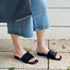 Fashion Fashion Square Toe Ladies Flats Slippers Shoes New In Summer Beach Slides Women Flats Slippers Shoes Female Sandals