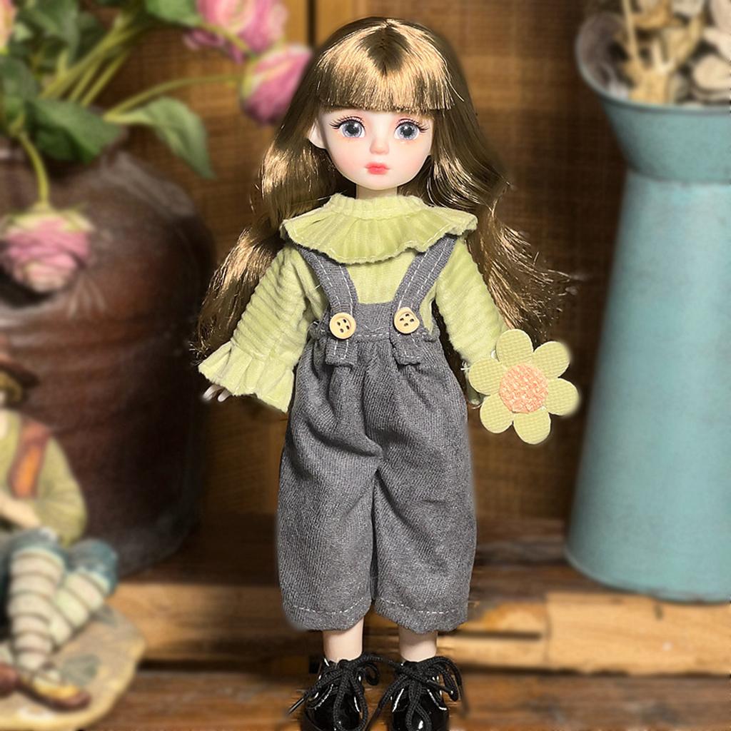 Платье для куклы Лоли Полный набор куклы с 20 шарнирами и расписанным вручную макияжем губ