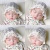 White Baby Lace Hat Breathable Girl Sunhat Ins Lace Ruffle Hat  Photo Props