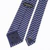 Мужской галстук Emporio Armani, ширина 7,5 см, 100% шелк, в полоску, темно-синий, СДЕЛАНО В ИТАЛИИ, EM001346 TE13741 FB163 [Б/у]
