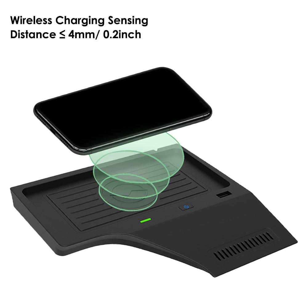 Car Wireless Charging Pad for Nissan Sentra Sylphy B18 8th Gen 2020 2024 2024 Phone Fast Charger Plate Panel Tray Accessories