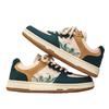 Guochao Board Shoes Men's 2025 New Korean Version of Personalized Retro Casual Men's Shoes Color Matching Printing Outdoor Student Sports Shoes
