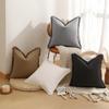 Modern Simple Sofa Cover Pillow Thickened Washed Cotton and Linen Tassel Living Room Bedroom Sofa Bedside Pillow Cover