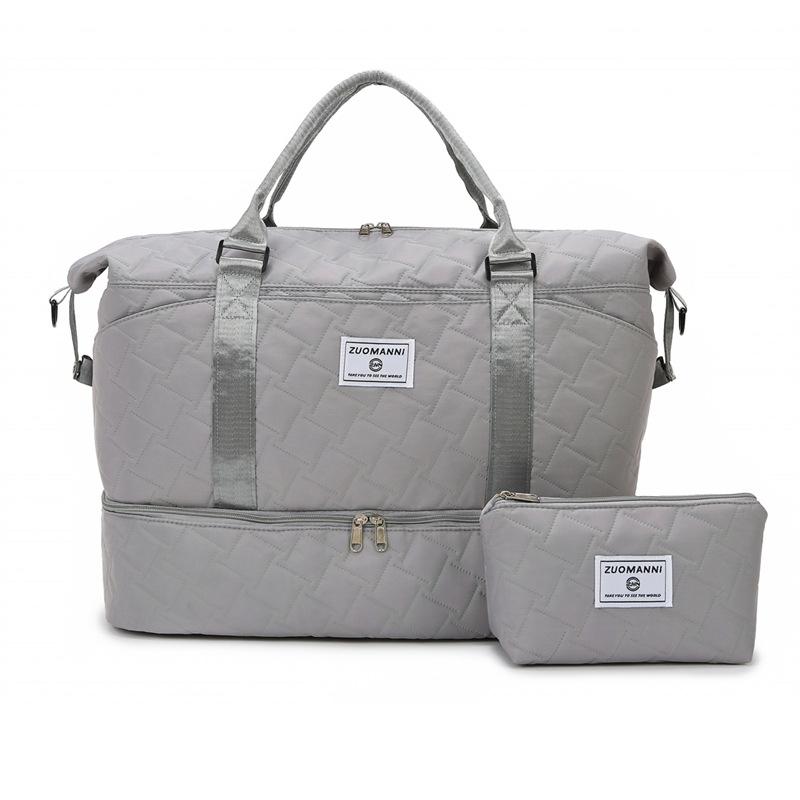 Large Capacity Travel Bag Women's Short-distance Outgoing Luggage Bag Storage Bag Dry And Wet Separate Sports Fitness Handbag