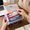 Папка-гармошка формата A6 с ремешком, 13 карманов для документов, для дома и путешествий