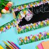 Floral Bulletin Border Tulip Flower Trim Border Easy To Apply School Classroom Blackboard Chalkboard Trim Border
