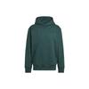 adidas Оригинальный трилистник с вышивкой логотипа, однотонная толстовка с капюшоном, пуловер с длинными рукавами, мужские топы, темно-зеленый HK0304