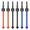 TRINOOD 1Pair Steel CVD Drive Shaft Front Rear Universal Dogbone for 1/10 Tamiya TT02B RC Buggy Car Upgrade Parts
