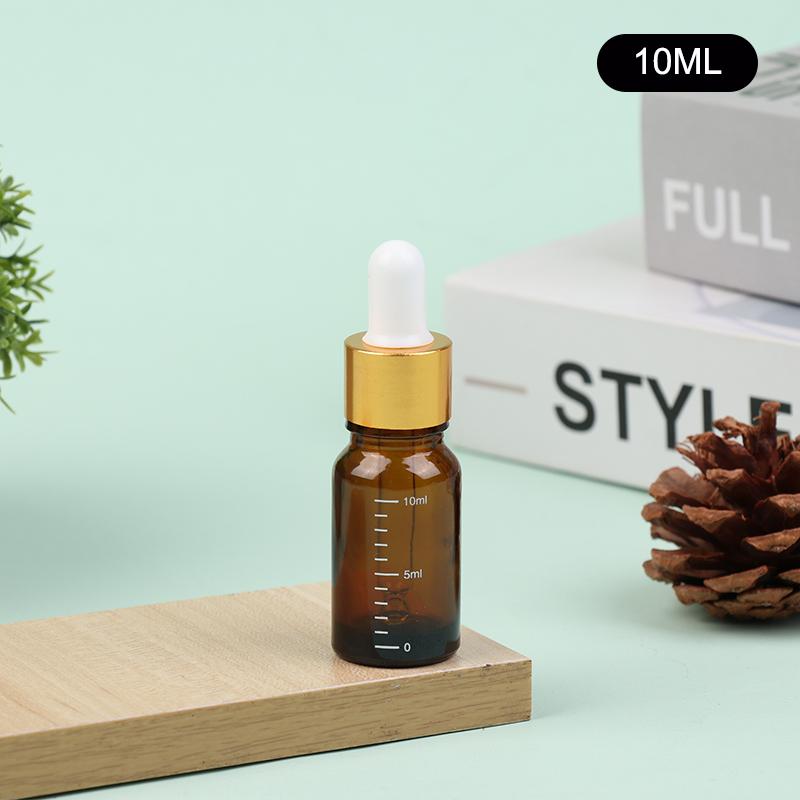 5ml-100ml Dropper Bottles With Scale Reagent Eye Drop Blue Glass Aromatherapy Liquid Pipette Bottle Refillable Bottles Travel