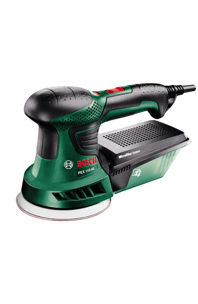 BOSCH Dust Suction Random Action Sander PEX260AE Electric Sander Compact Low Vibration Polishing