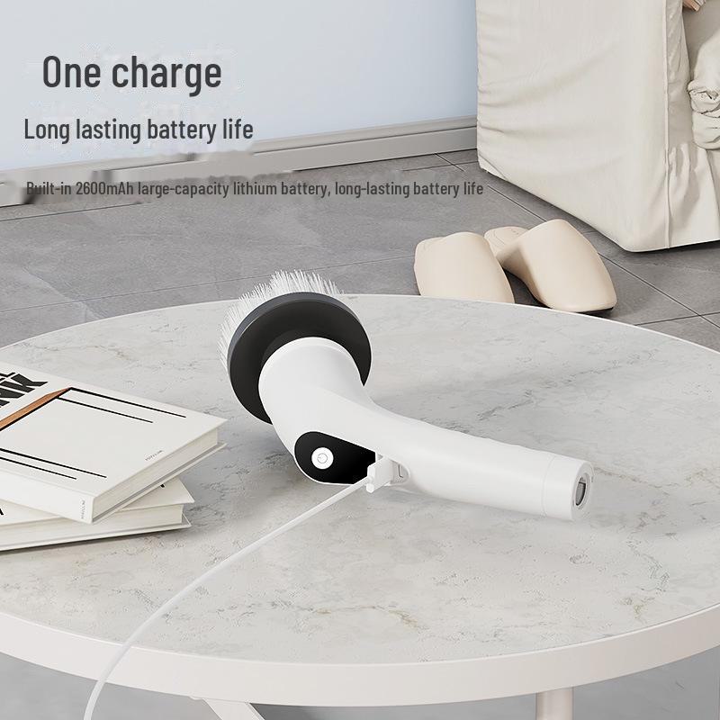Беспроводная электрическая щетка двойного назначения для чистки дома, автомобиля, кухни и ванной комнаты