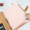 Koqye 8-Tab Binder Index Dividers for 3 Ring Binders, Colored Plastic Dividers withTabs, 3 Hole Punched Sturdy Dividers - Organize School and Office