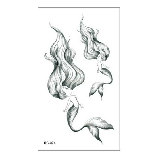 Водонепроницаемые цветные наклейки-татуировки для всех возрастов