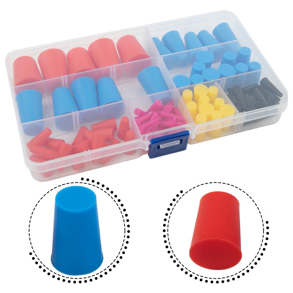 105*автомобильный силиконовый конусный комплект многофункциональный силиконовый конусный комплект отверстий для ухода за пластиком и резиной автомобиля покрытие отверстий для распыления порошка