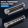 Metal Car Temporary Parking Card Rotate Phone Number Plate Auto Accessories For Opel OPC Astra J H G K Insignia Corsa D B E YC4