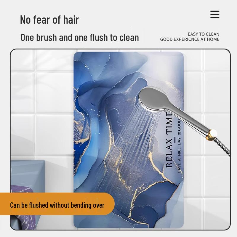 Новое поступление: Нескользящий коврик для ванной из диатомовой земли