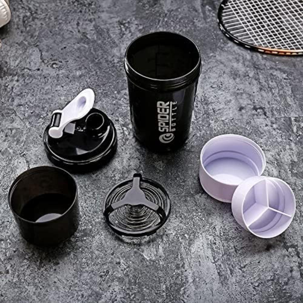 3-слойный шейкер, бутылка для протеина, чашка для коктейля с порошком, бутылка для воды, пластиковая чашка для смешивания, бутылка для упражнений для бодибилдинга