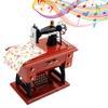 Christmas Gift New Year Gift Birthday Gifts Hand Crank Vintage Music Boxes Mini Sewing Machine Style Music Box Jewelry Box