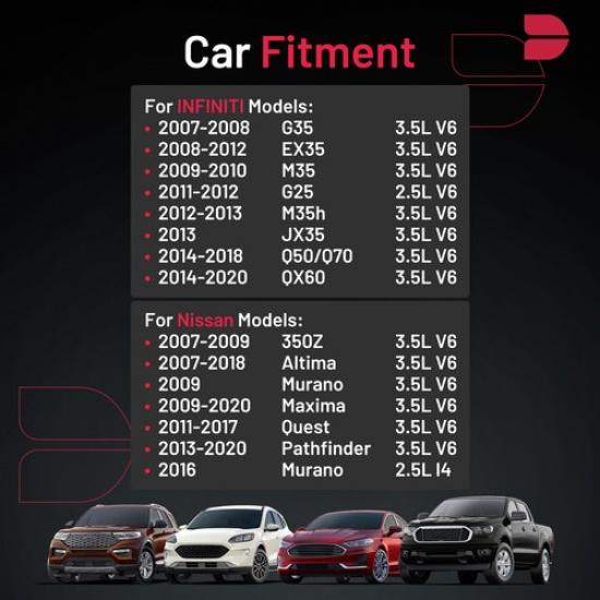 6 ШТ. Иридиевые свечи зажигания Для Для Nissan Murano 2016 2.5L L4 1406 DILKAR7B11