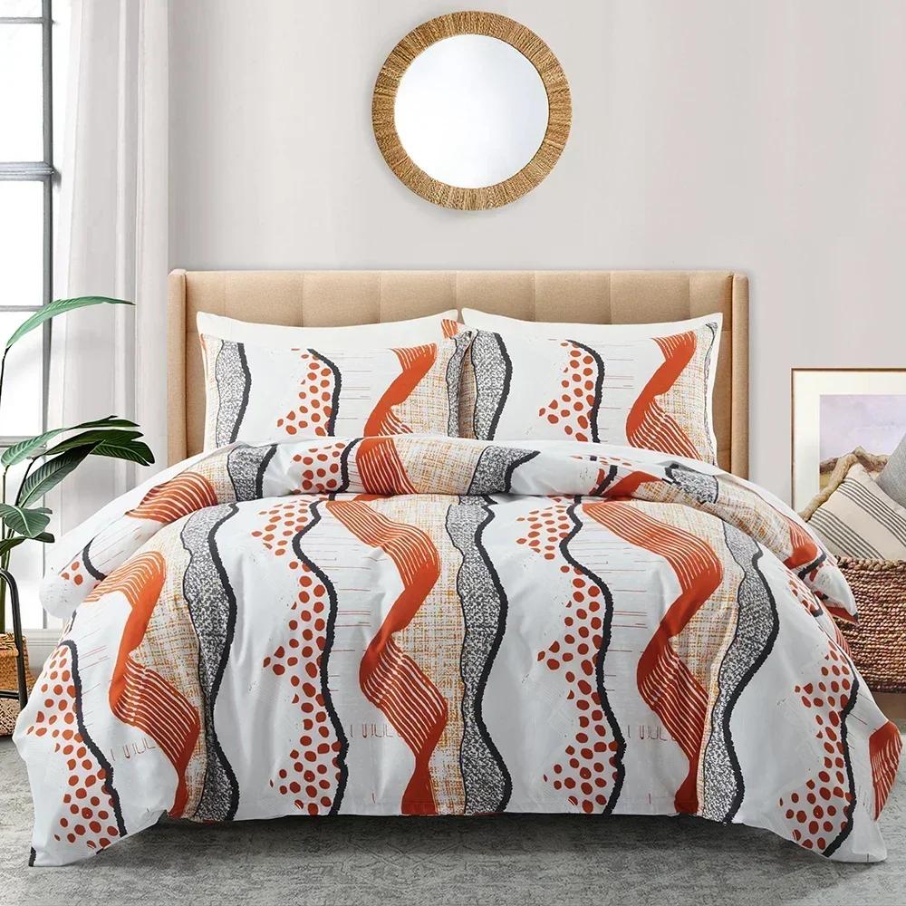 Gradient Rainbow Star Duvet Cover Set Queen Tie Dye Ombre Stars Reversible Purple Bedding Set Microfiber Cartoon Comforter Cover