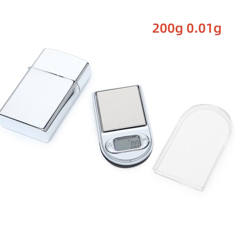 Мини карманные весы для зажигалок 50 г/100 г/200 г точные цифровые весы для ювелирных изделий алмазная перезарядка кухня 0,01 г вес