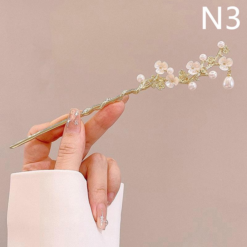 Древние палочки для волос, старинные китайские женские палочки для волос, женские жемчужные украшения, палочки для волос, головной убор ханьфу, шпильки, аксессуары