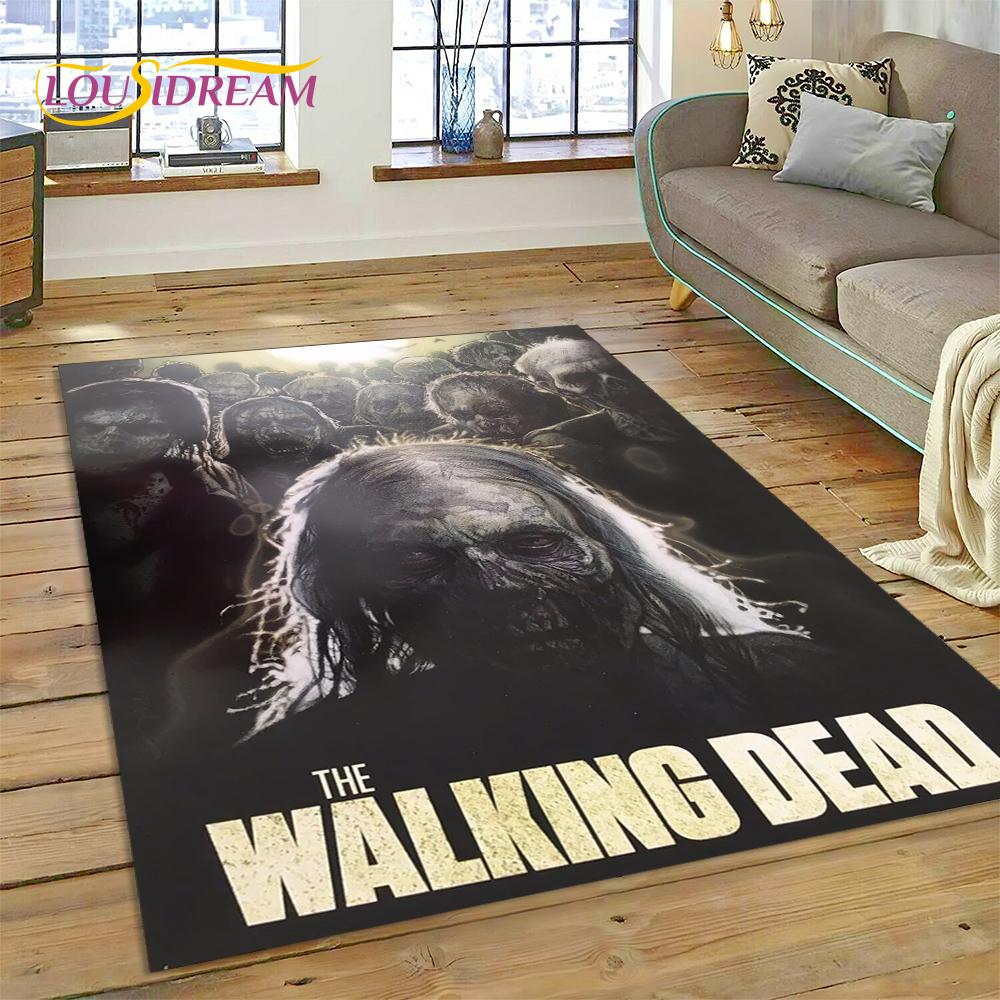 3D Ходячие мертвецы Линкольн TWD ТВ Ковер Ковер для гостиной Спальни Домашний декор, Напольный коврик Нескользящее украшение для дивана Придверный коврик