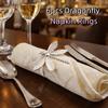 6 pieces/set Elegant Dragonfly Napkin Rings Minimalist Insect Napkin Buckle  Party Decoration