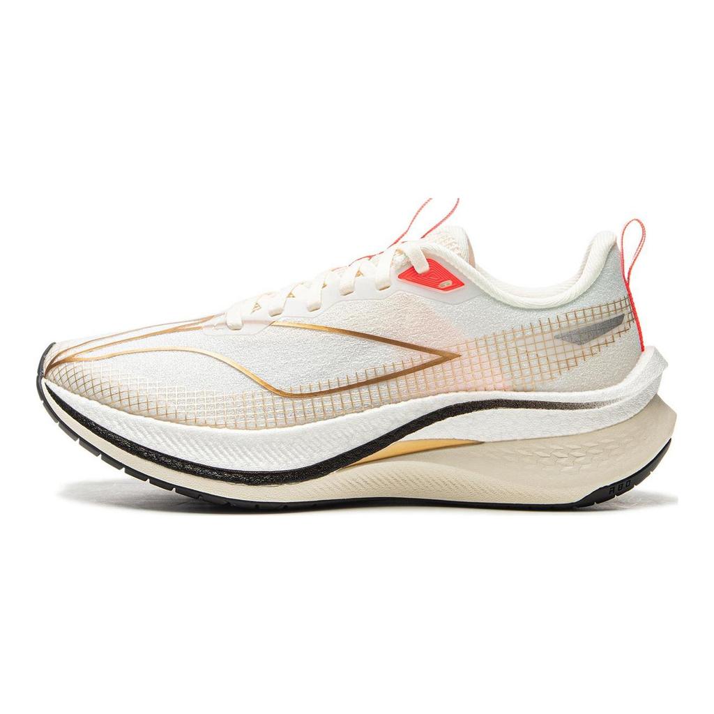 Li Ning Red Hare 7 Pro Амортизирующие Нескользящие Низкие Беговые Кроссовки Женские Стандартные Белые ARPU002-30