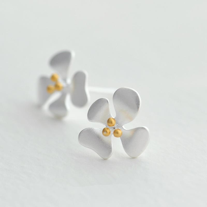 Серьги-гвоздики из стерлингового серебра 925 пробы для женщин, подарок, свадебная вечеринка, ювелирные изделия, букле-дорей, подвески Eh1017