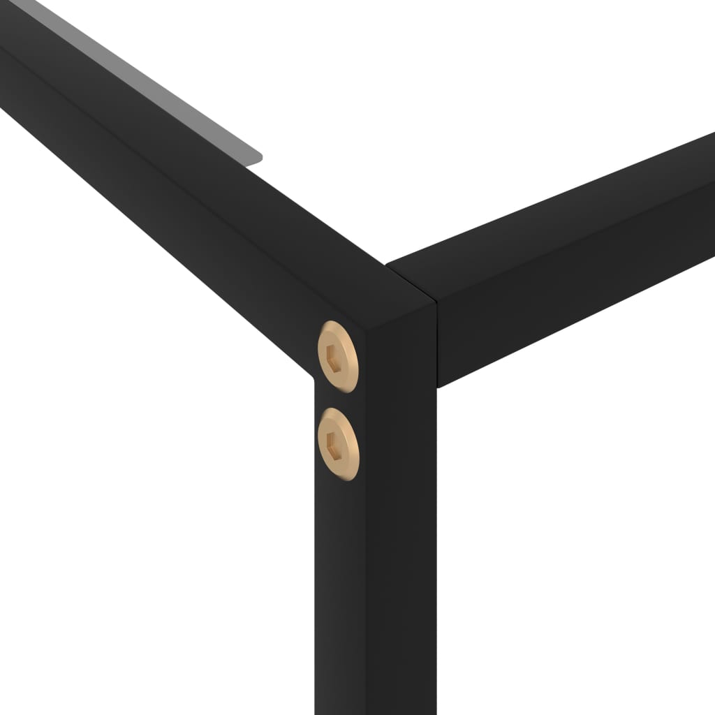 Console Table Transparent 60 x 35 x 75 cm Tempered Glass