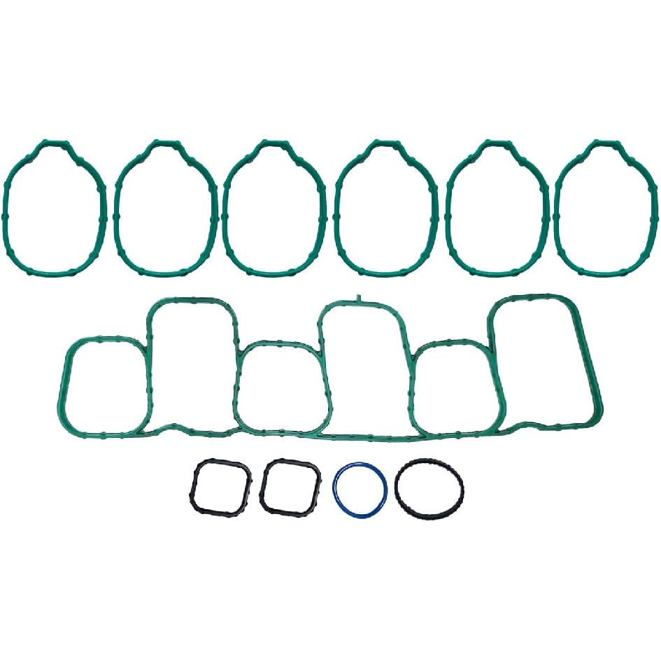 Engine Intake Manifold Gasket Kit Fits for Ford F-150 Mustang Edge for Lincoln MKZ MKX 3.5L-3.7L V6 DOHC 2011-2015