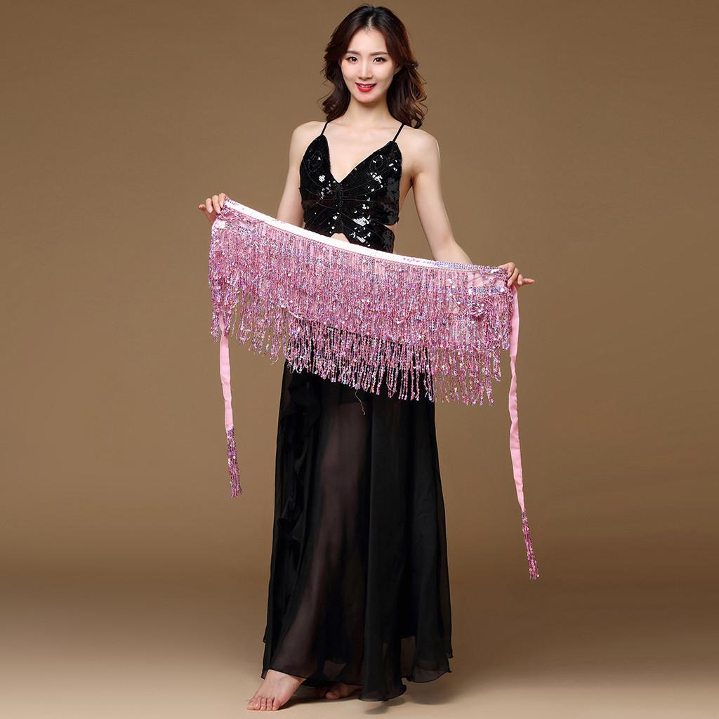 Женский костюм для танца живота, пояс, юбка, набедренная повязка, наряд, блестки, кисточки, шарф из бисера