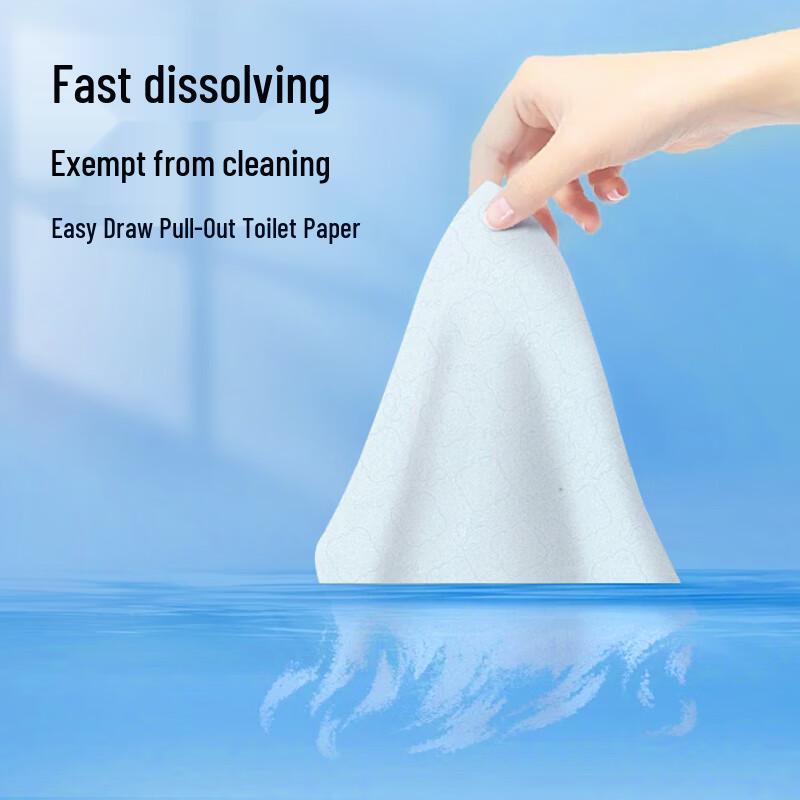 Jierou 4-слойная смываемая вытягиваемая туалетная бумага