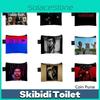 3D Трансграничная Игра Новый Продукт Скибиди Туалет Милый Студенческий Кошелек для Карт Кошелек для Монет Маленькая Сумка