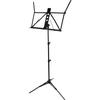 KC Lightweight Aluminum Music Stand MSAL-J/BK Black (Soft Case Included)