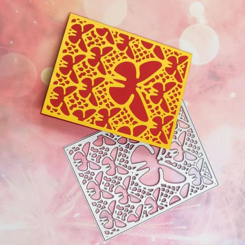 Скрапбук Обложка Бабочка Углеродистая сталь Тиснение Травление Режущий штамп Ручной DIY Штампы для вырубки