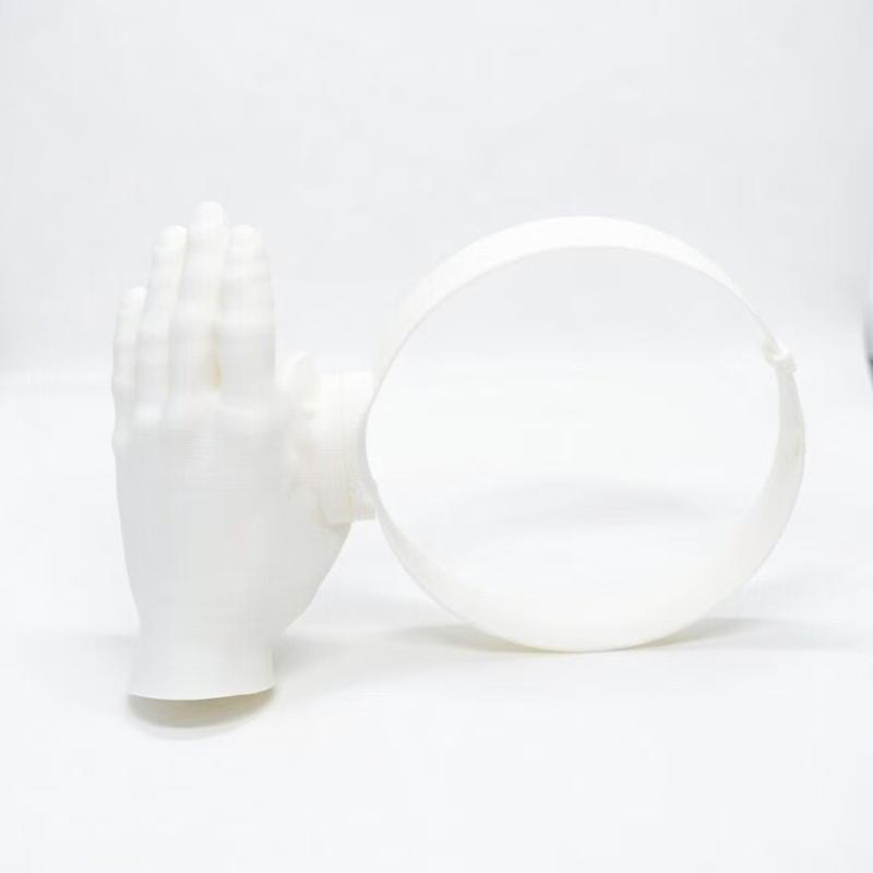 Забавная 3D Пальма Шляпа от солнца Креативная форма Руки Козырек от солнца Унисекс Регулируемая повязка на голову Для улицы Зритель Пляж Концерт Вечеринка Шляпа от солнца