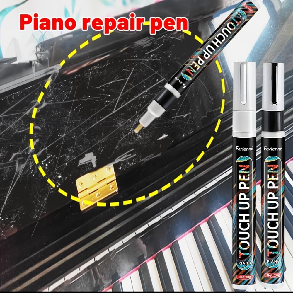 Professional Piano Scratch Repair Pen - Scratch Remover & Touch-Up Color Restorer, Easy Application for Grand/Piano, Piano Tunin