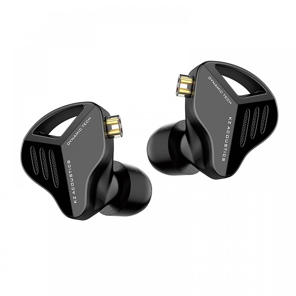 Linsoul Наушники-вкладыши KZ ZVX 1DD Оснащены 10-миллиметровым динамическим драйвером Сменный кабель Оснащены 3,5-миллиметровым штекером и 0,75-миллиметровым 2-контактным разъемом Глубокие басы Эргономичный