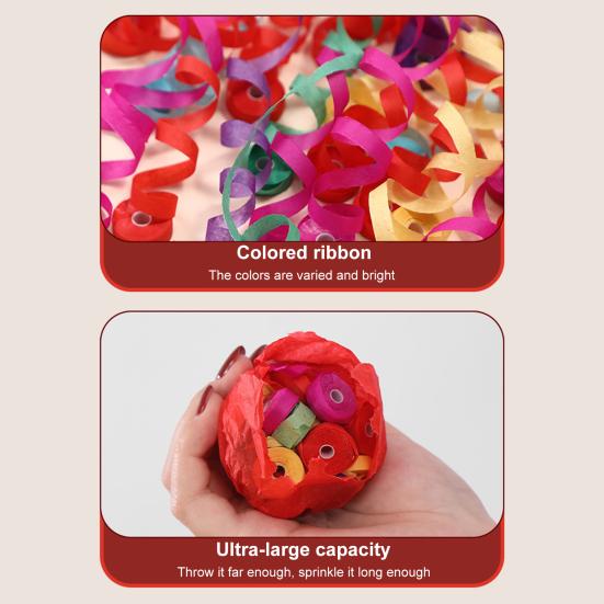 20 шт. одноразовых разноцветных бумажных серпантинов без беспорядка, конфетти-серпантины для празднования дня рождения, свадьбы, вечеринки