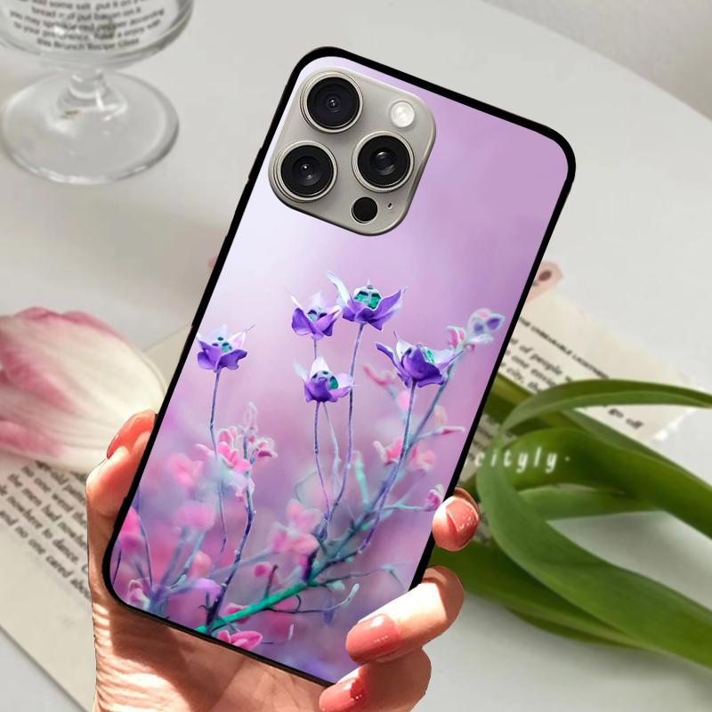 Popular Patterns For iPhone 15 Plus Case On iPhone15 Soft Silicone TPU Phone Cover For iPhone 15 Pro Max Protector Coque Funda