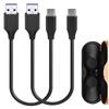 Geekria ПУ кожа Кабель для зарядки Совместимость Зарядный шнур USB на Совместимый с Sony LinkBuds S LinkBuds INZONE Buds 2 Type-C USB-C WF-LS900N