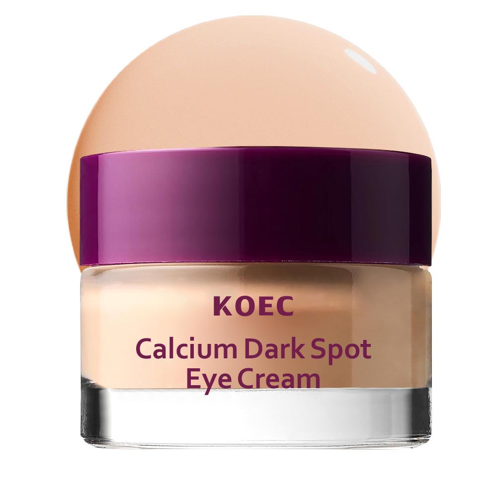 KOEC Calcium Dark Spot Eye Cream Melaxin Powerful Anti-Wrinkle Firming Eye Cream for Dark Circles, Puffiness, Fine Lines, Moisturizing, 15ml