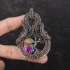 Tree Of Life Rainbow Solar Quartz Druzy Pendant Copper Wire Wrapped Jewelry Real Gemstone Handmade Pendant Copper Wire Pendant Gift For Wife