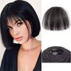 XINRAN Air Bangs Clip In Bangs Hair Synthetic Hair Fake Fringe Short Wig With Bangs Natural Wig For Women Daily Party Use